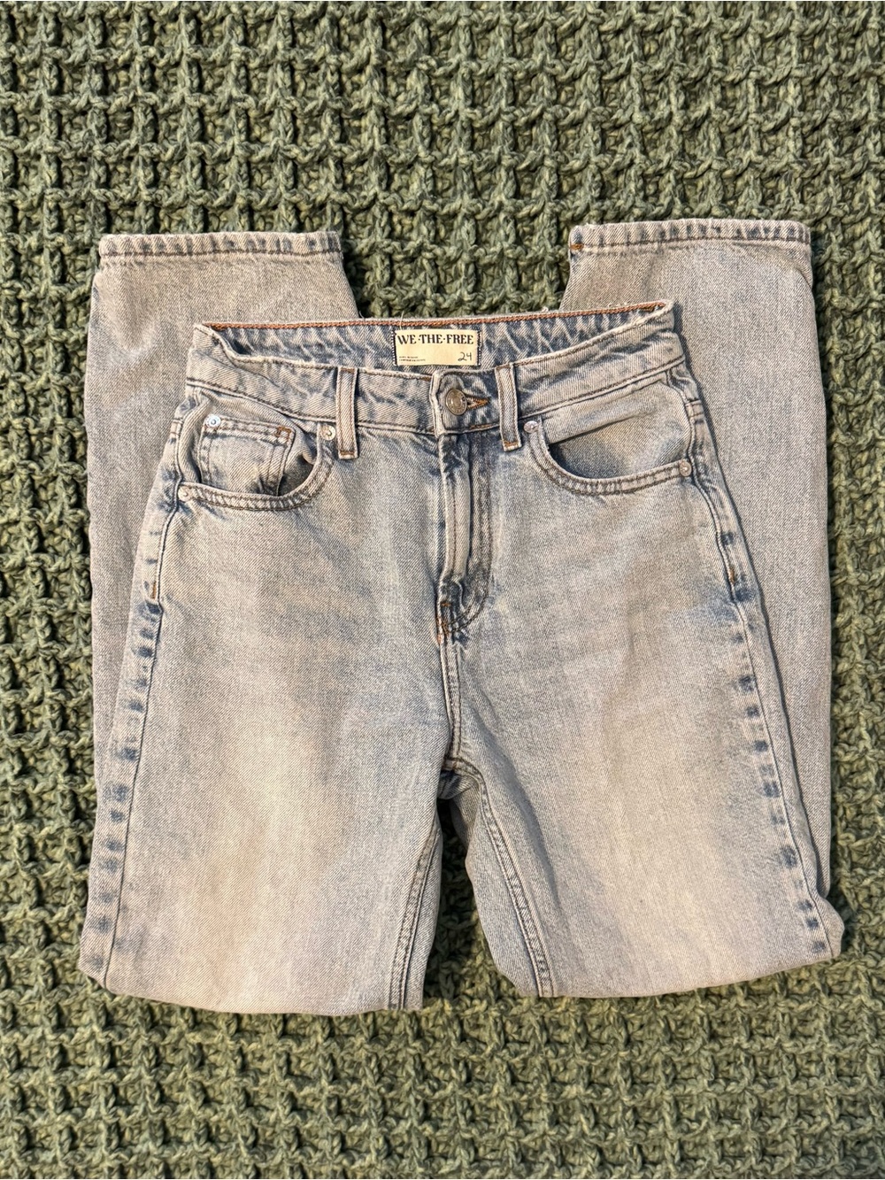 We The Free Straight leg ankle jeans